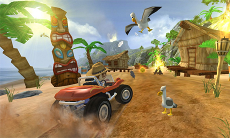 Beach Buggy Blitz is a fun, action-packed driving game