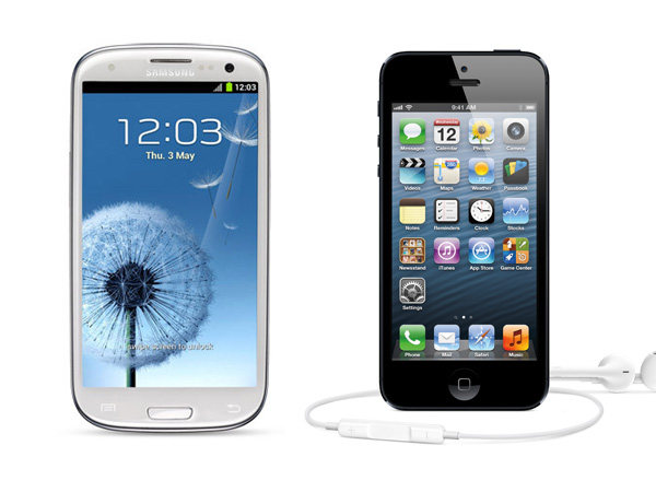 Samsung Galaxy S III Versus iPhone 5