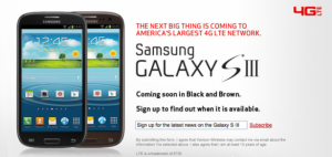 Verizon releases black and brown versions of the Samsung Galaxy S III