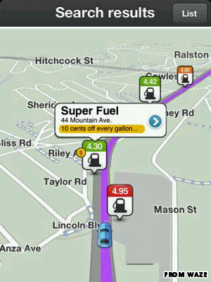 waze gas prices