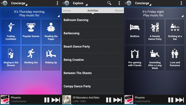 songza android app