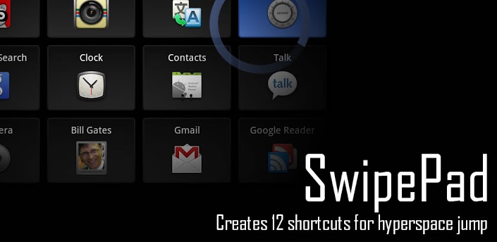 Use SwipePad to switch between apps on the fly