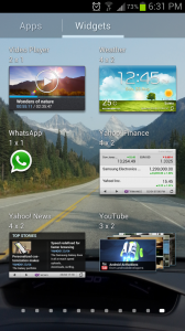 Place widgets for your favorite apps