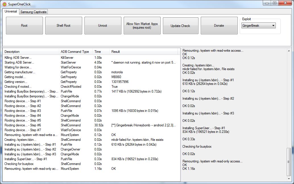 Super One Click Root Xda