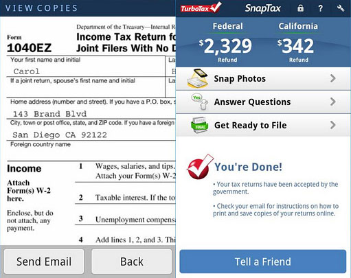 turbotax-snaptax android