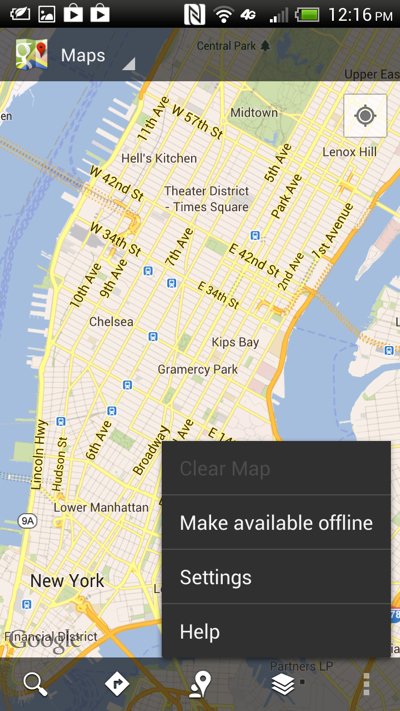 google maps offline