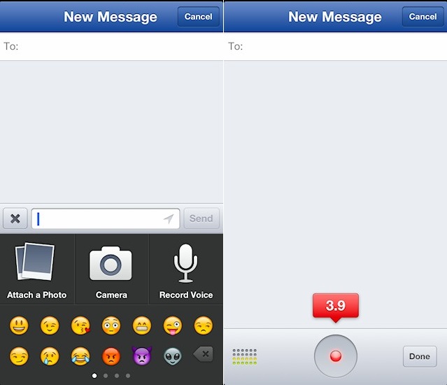 Facebook Messenger’s voice messaging