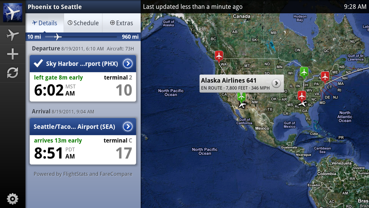 Never miss a gate change announcement with FlightTrack