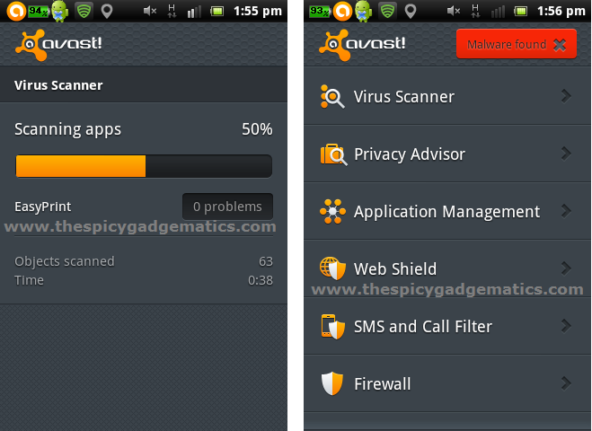 avast free mobile security vs lookout