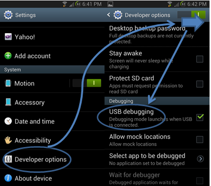 bestøver Vent et øjeblik manifestation Enable USB Debugging Mode for Android