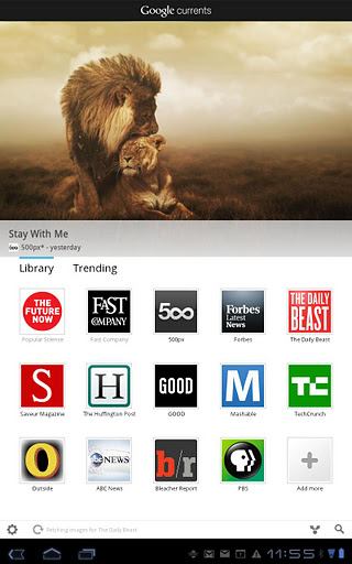 Google Currents Library