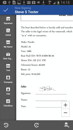 Sign documents and get signatures quickly