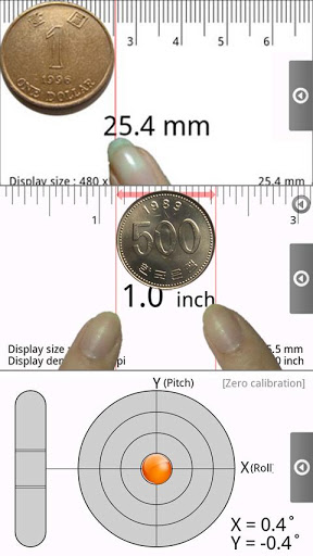 Smart Ruler is used to measure length of objects