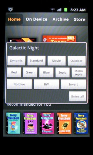 Galactic night android