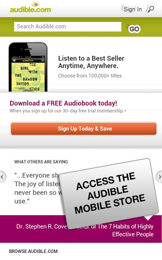 audible book store