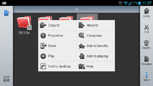 ES File Explorer manager