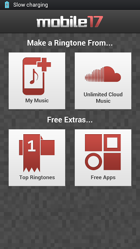 ringtone maker menu