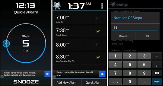 Top 4 Android Alarm Clock Apps for 2013