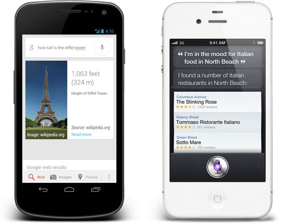 iOS 7 Siri Versus Android 4.3 Google Now | One Click Root