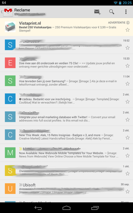 Gmail 4.6 update
