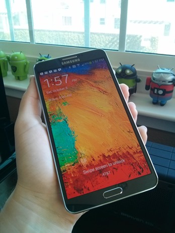 Galaxy Note 3 Has a Noticeably Crooked Home Button 