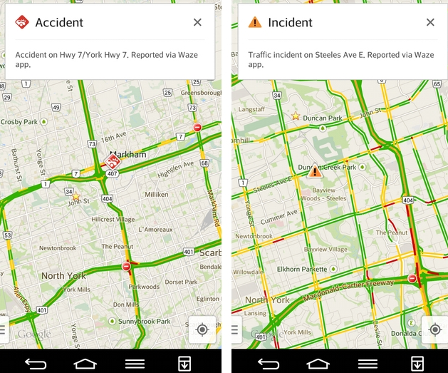 Google Adds Real-Time Traffic Reports to Maps