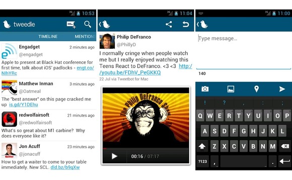 tweedle twitter app android