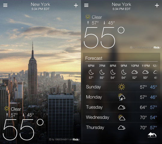 yahoo weather 1