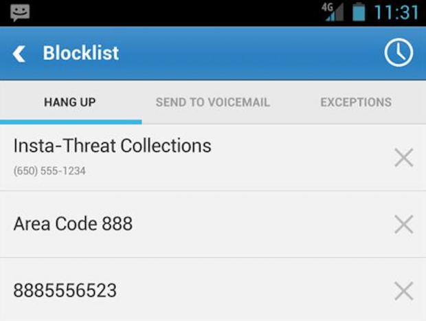 each have call blocking features which can be found in the Call ...