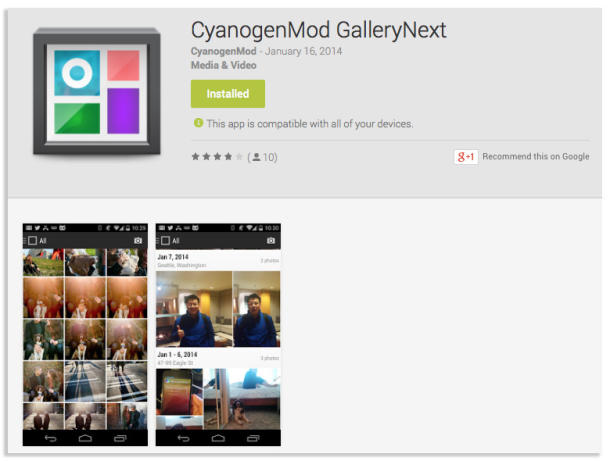 CyanogenMod Releases Much-Anticipated GalleryNext Beta App