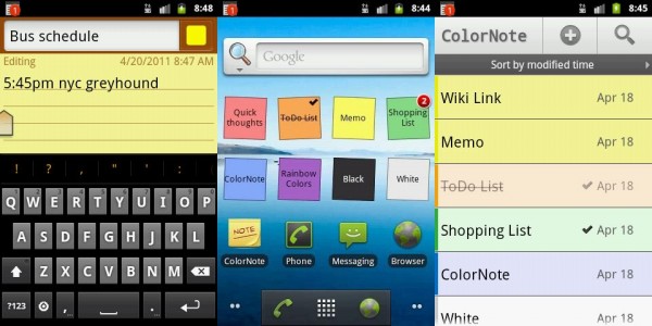 color note 2