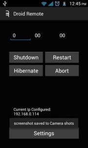 droid remote lite app