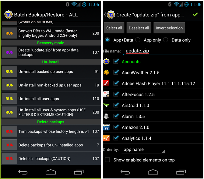 titanium backup android rooting app
