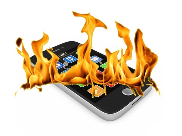 android on fire