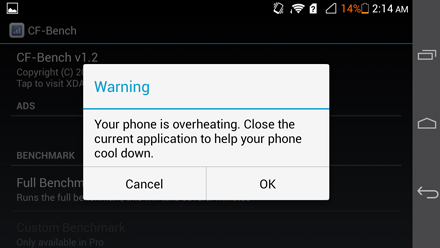 android overheating