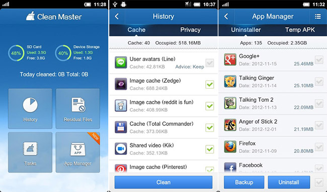 clean master is the most popular Android utilities app