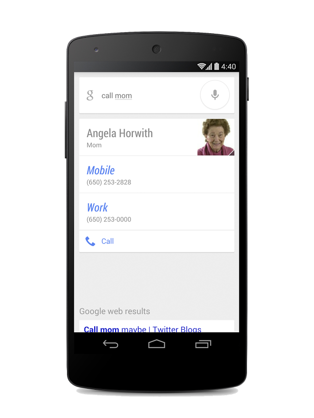 Google Voice Search Now Responds According to Your Relationship With Contacts