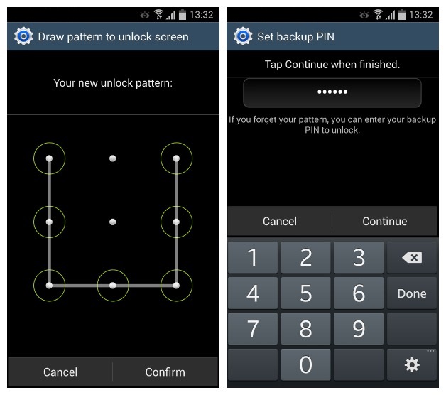 unlock pattern lock on samsung galaxy