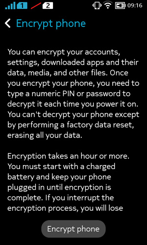Nokia-X_security_encrypt