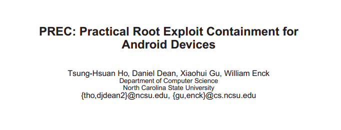 University Researchers Create Tool Which Prevents Android Root Exploit Malware