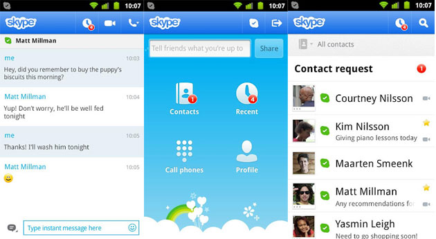 skype for android reviews