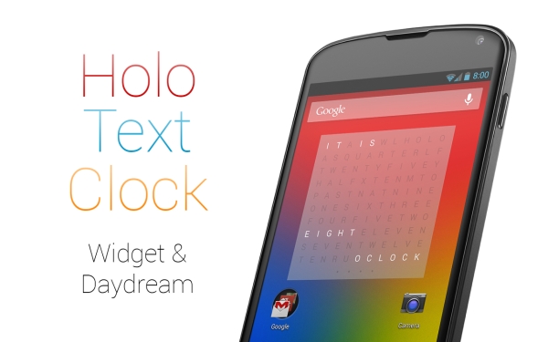 Change the Way You See Time With Holo Text Clock