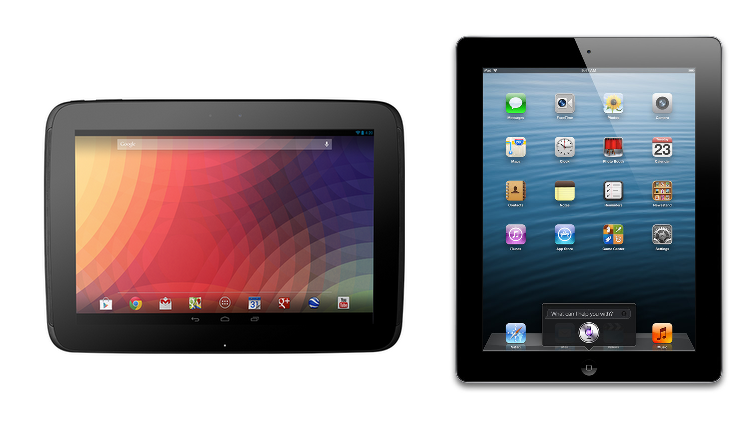 ipad versus nexus 10