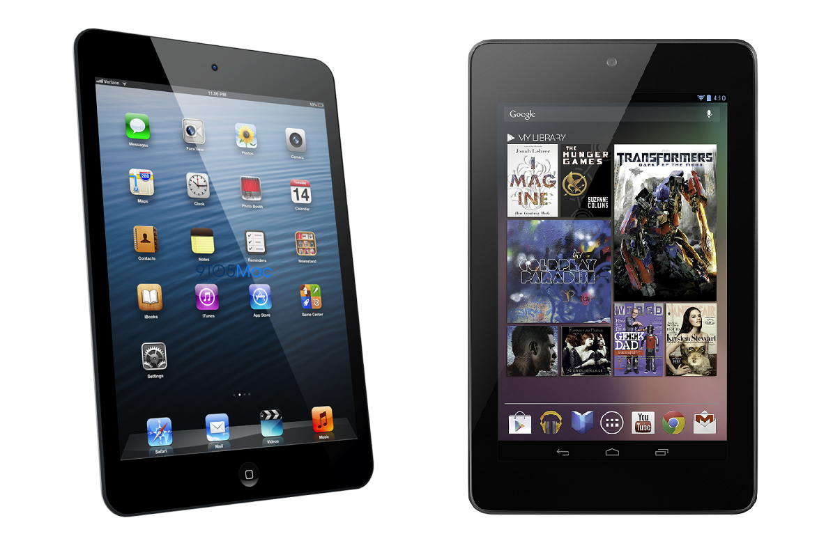 nexus 7 versus ipad mini