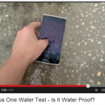 This OnePlus One Waterproof Test Video is Amazing