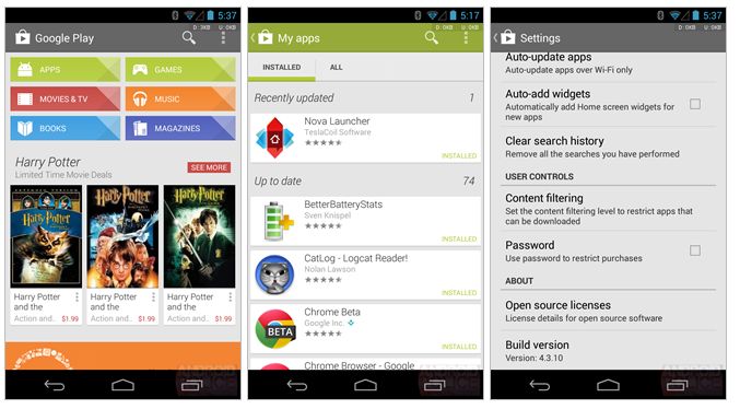 APK Download] Google Play Store v5.4.12 is Rolling-out with