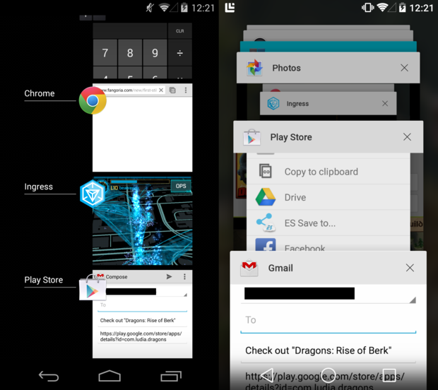 new recent apps android l