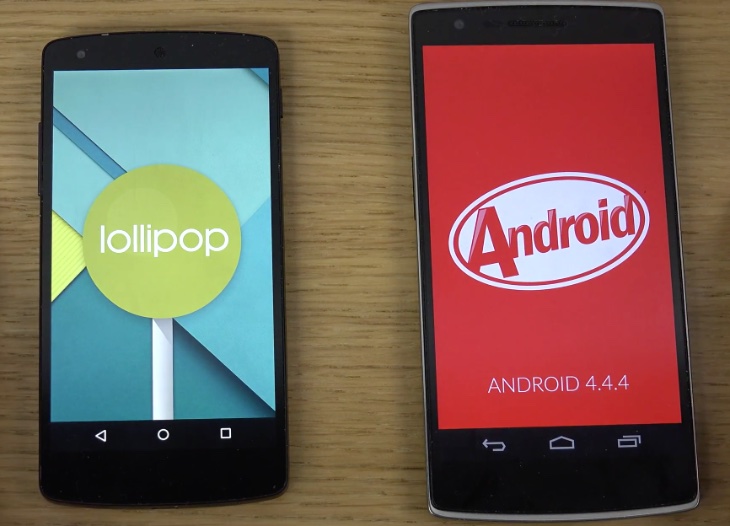 Что лучше андроид lollipop или kitkat