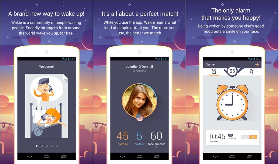 Meet Wakie, the “Social Alarm Clock” Where Real People Wake You Up