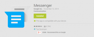 Google Releases Default Android Messenger Onto Play Store